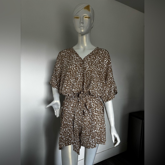 Animal Print Romper - Picture 2 of 13